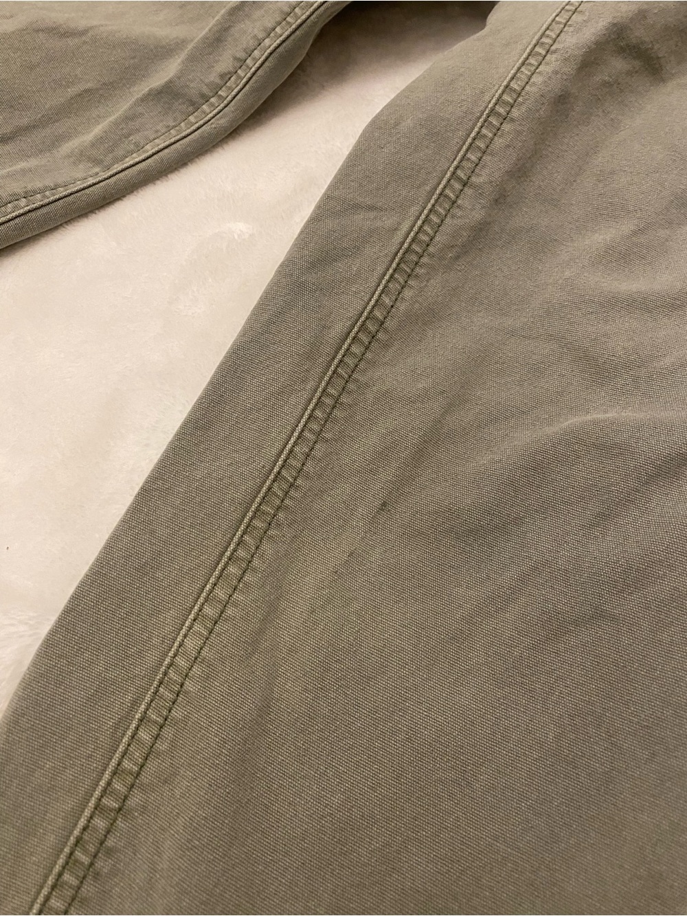 American Eagle High-Rise Cargo Pants Olive Green Sz 2 Regular Casual Utility - Picture 9 of 9
